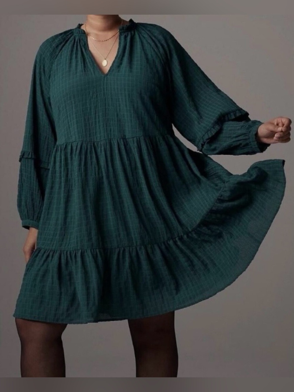 Anthropologie Mare Mare Anne Tiered Tunic Dress